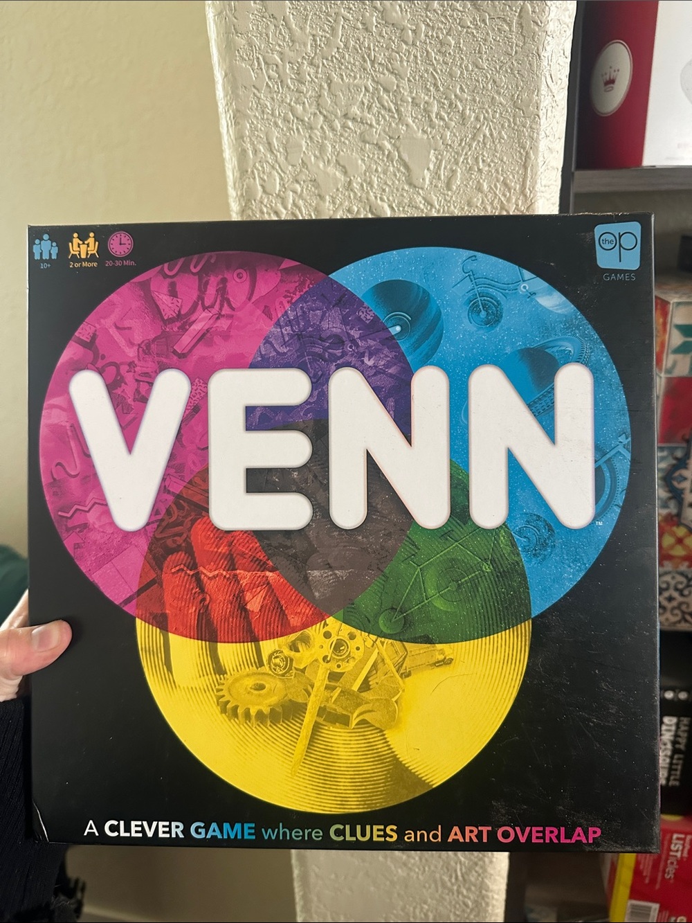 VENN Board Game by OP Games - Colorful Venn Diagram Box